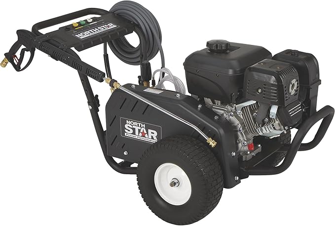 NorthStar Gas Cold Water Pressure Washer, 4000 PSI, 3.5 GPM, Honda Engine, Belt Drive
